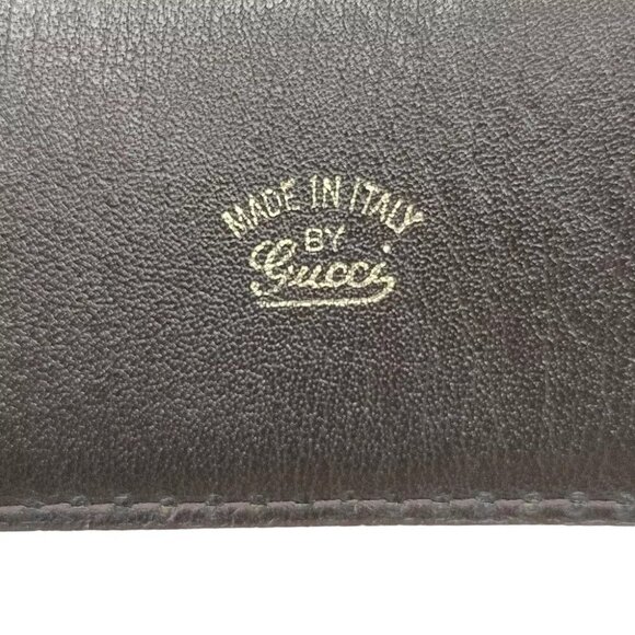 619223AO (S3) Gucci Belt Deep Brown Gold Metal - Picture 6 of 10